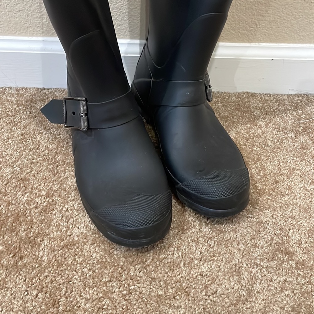 Hunter Boots Women's Original Tall Black Boots Size 9 rain boots - Picture 7 of 8